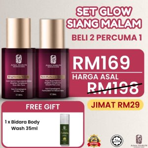 Set glow siang malam